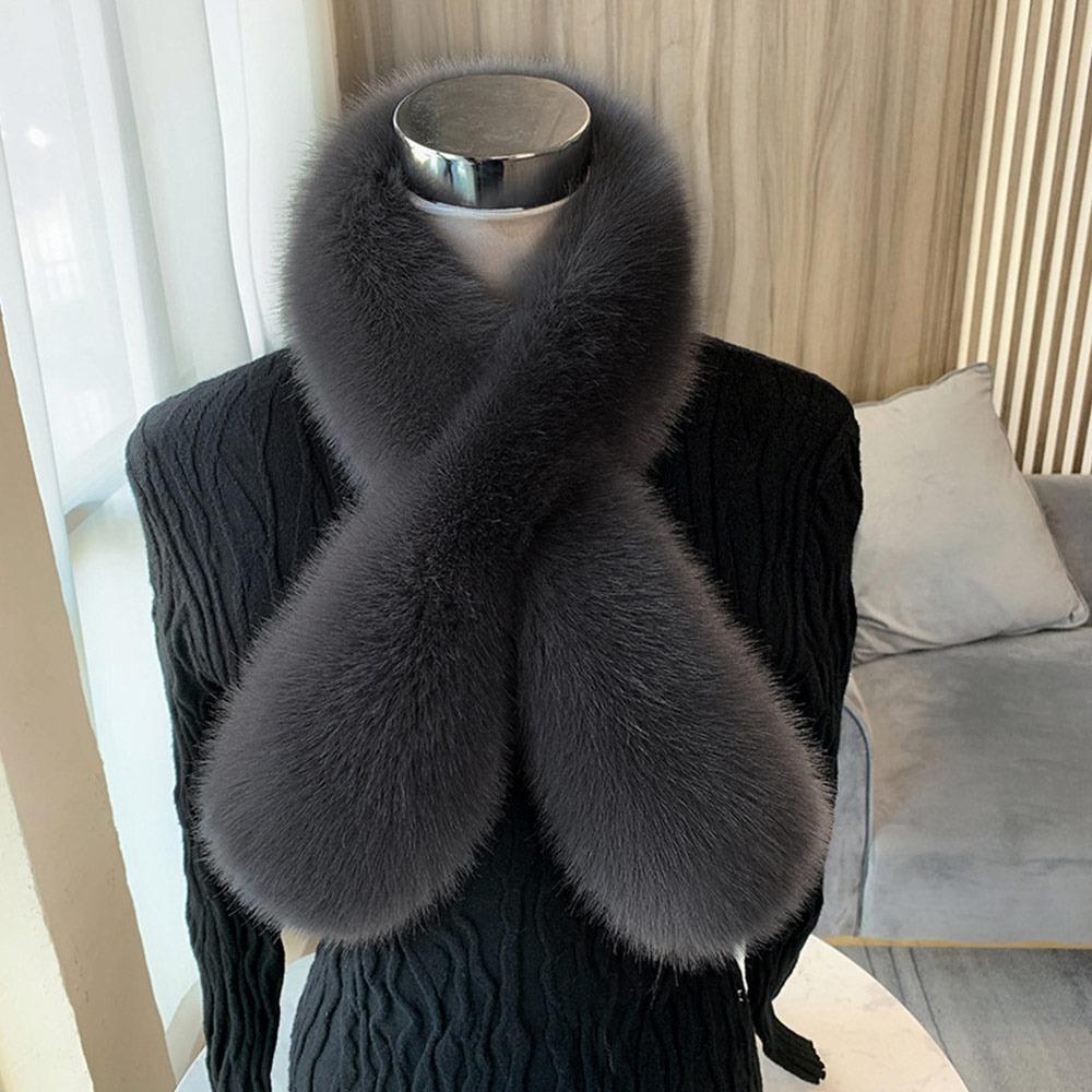 Versatile Winter Faux Fur Scarf Thick Warm Comfortable Neck Warmers Fluffy Soft Fur Collar for Women темно-сірий колір
Versatile Winter Faux Fur Scarf Thick Warm Comfortable Neck Warmers Fluffy Soft Fur Collar for Women темно-сірий колір