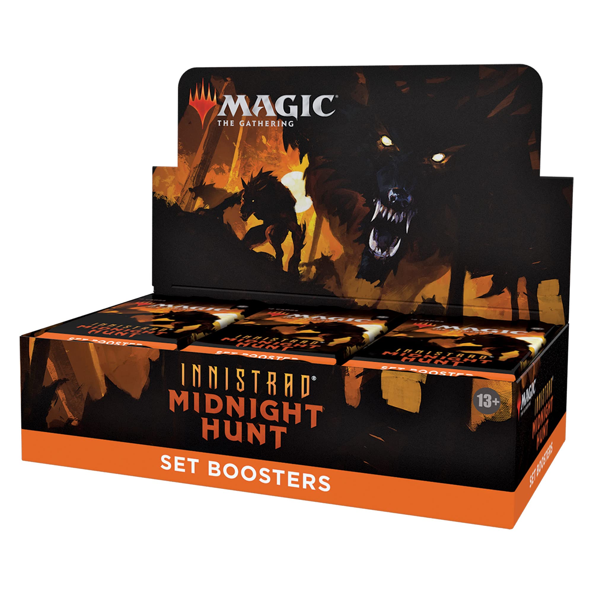 The Gathering Midnight Hunt Set Booster English Version MTG Trading Card Wizards of the Coast C89530003 Magic Innistrad
The Gathering Midnight Hunt Set Booster English Version MTG Trading Card Wizards of the Coast C89530003 Magic Innistrad