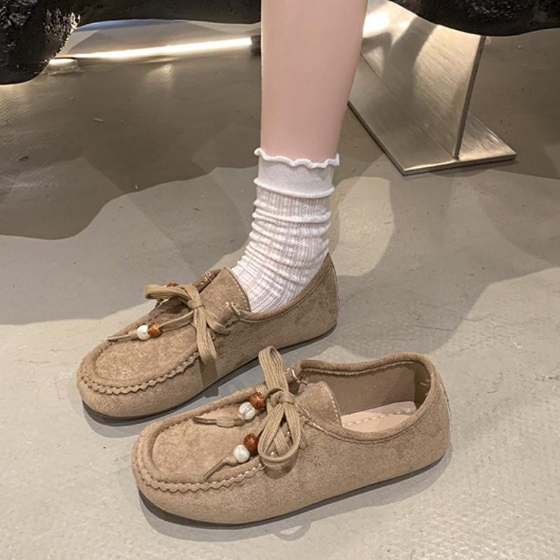 Fashion Suede Leather Leffo Ladies Shoes 2026 Autumn New Round-toe Versatile Casual Flat Shoes Retro Laced Baby Shoe Design 40 хакі
Fashion Suede Leather Leffo Ladies Shoes 2026 Autumn New Round-toe Versatile Casual Flat Shoes Retro Laced Baby Shoe Design 40 хакі