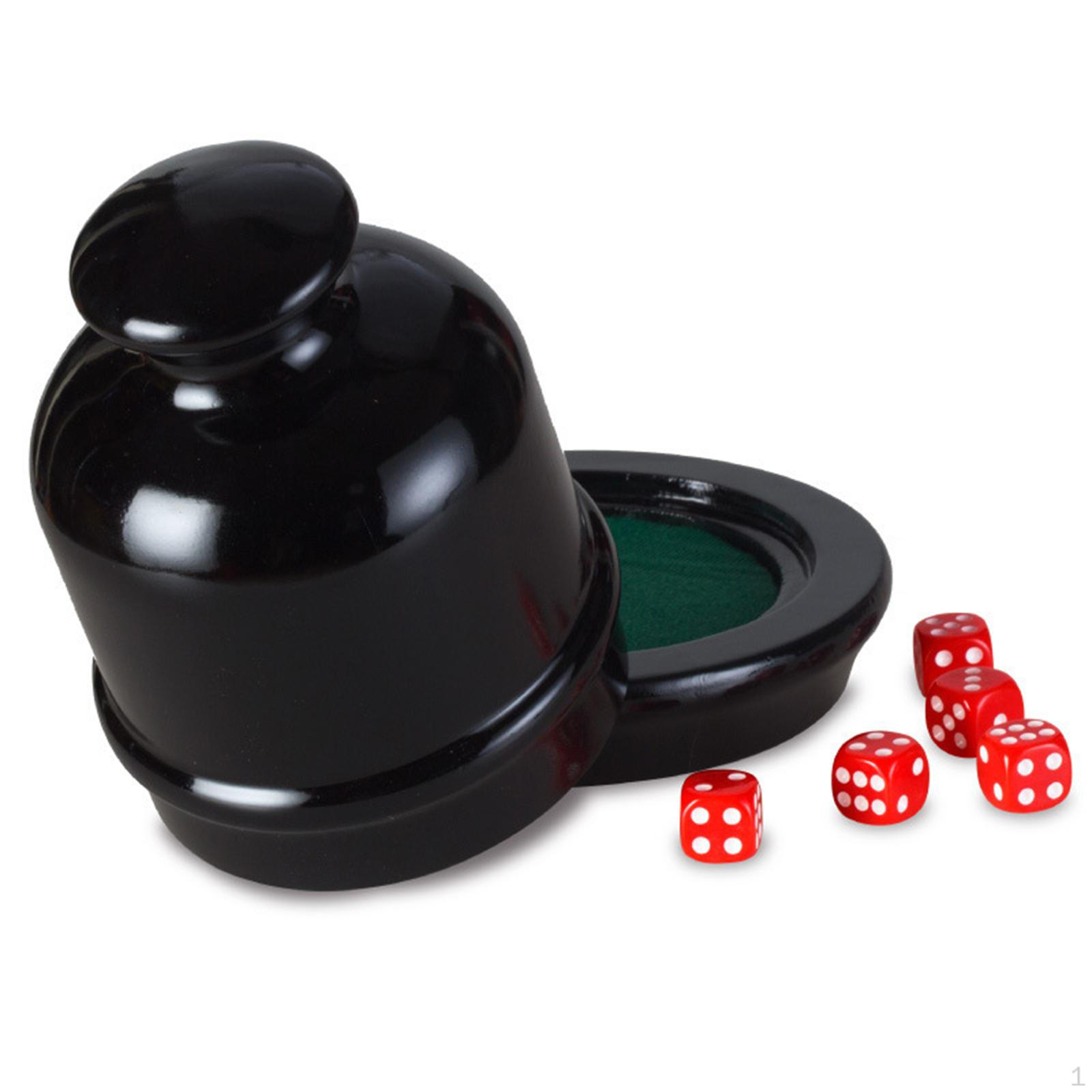 Dice Cup with Lid Velvet Interior Portable Game Accessories Shaker Wooden Small
Dice Cup with Lid Velvet Interior Portable Game Accessories Shaker Wooden Small