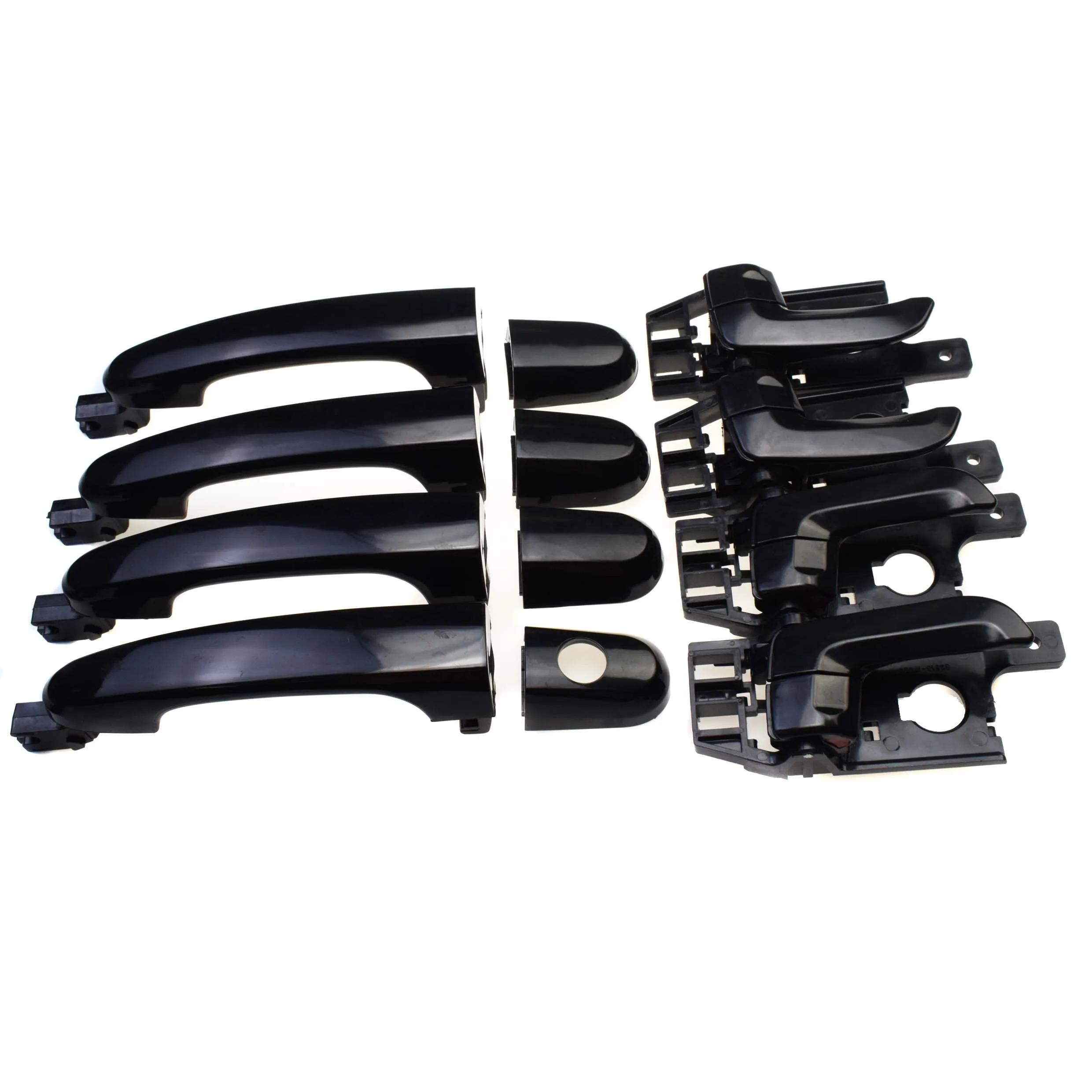 8pcs Chrome Black Outside & ide Door Handle Front Rear Left Right For Kia Sportage 2.0L 2.7L 2005 2006 2007 2008 2009 2010 Whole 8 pieces чорний
8pcs Chrome Black Outside & ide Door Handle Front Rear Left Right For Kia Sportage 2.0L 2.7L 2005 2006 2007 2008 2009 2010 Whole 8 pieces чорний