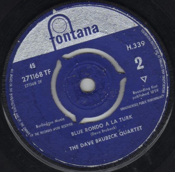 7-дюймовая пластинка DAVE BRUBECK QUARTET Take Five H339 1961 UK Джаз Б/у
7-дюймовая пластинка DAVE BRUBECK QUARTET Take Five H339 1961 UK Джаз Б/у