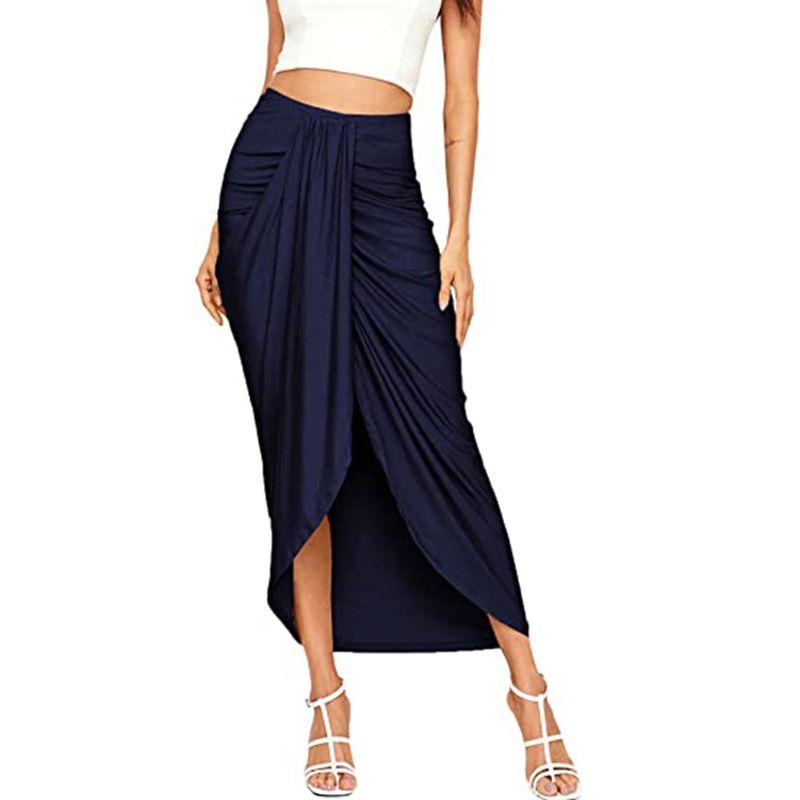 High Waisted Slim Fit Irregular Skirt High Waist Silm Asymmetrical Skirt Navy XL
High Waisted Slim Fit Irregular Skirt High Waist Silm Asymmetrical Skirt Navy XL