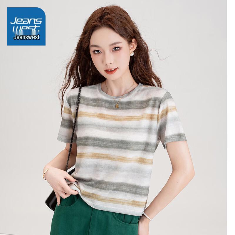 Jeanswest Women s Short Sleeve Striped T-shirt M
Jeanswest Women s Short Sleeve Striped T-shirt M