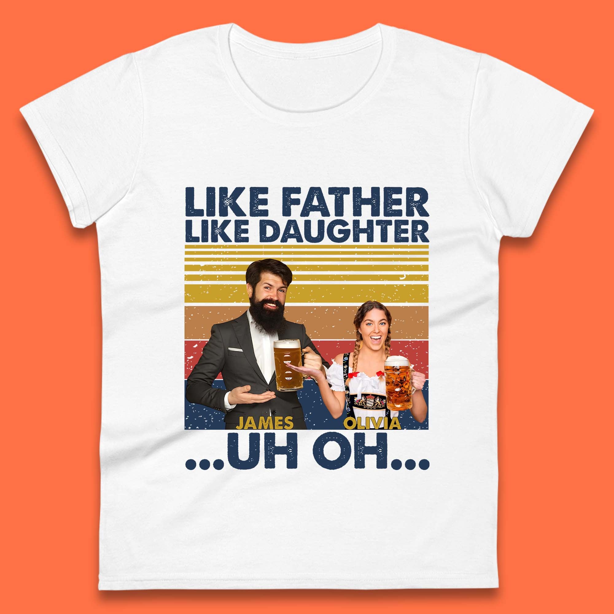 Personalised Like Father Like Daughter Womens T-Shirt Mens Tops Tees Unisex 4XL
Personalised Like Father Like Daughter Womens T-Shirt Mens Tops Tees Unisex 4XL
