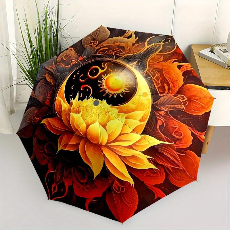 Floral Yin Yang themed Eight rib Automatic Folding umbrella Is Suitable for Both Men and Women, Making It A Perfect Christmas and Valentine
Floral Yin Yang themed Eight rib Automatic Folding umbrella Is Suitable for Both Men and Women, Making It A Perfect Christmas and Valentine