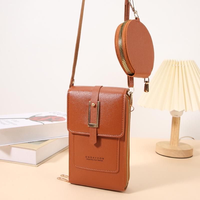 New set Two-piece set Transparent touch screen mobile phone bag Crossbody small bag Multifunctional mobile phone women s bag Change bag Vertical коричневий
New set Two-piece set Transparent touch screen mobile phone bag Crossbody small bag Multifunctional mobile phone women s bag Change bag Vertical коричневий