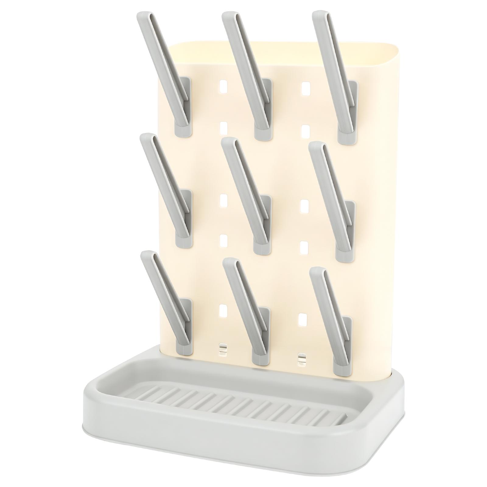 Baby Bottle Drying Rack Multi-layer Standing Milk Bottle Draining Pacifier Filter Water Shelf Storage Feeding Cup Holder
Baby Bottle Drying Rack Multi-layer Standing Milk Bottle Draining Pacifier Filter Water Shelf Storage Feeding Cup Holder