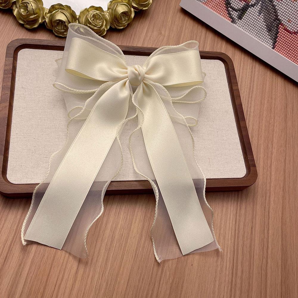 Women Elegant Long Ribbon Bow Hair Clips Fashion Korean Spring Hairpins Girls Sweet Chiffon Bowknot Hairgrip Headwear Ornament бежевий
Women Elegant Long Ribbon Bow Hair Clips Fashion Korean Spring Hairpins Girls Sweet Chiffon Bowknot Hairgrip Headwear Ornament бежевий