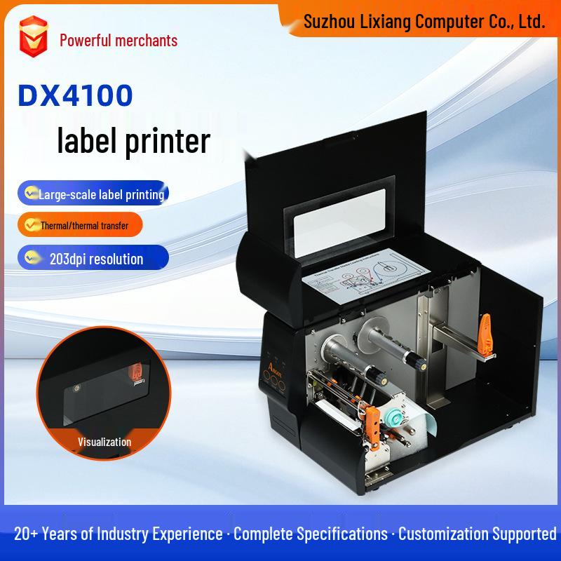 Liyang DX4100 Industrial Thermal & Direct Thermal Label Printer 250mm x 263mm x 418mm
Liyang DX4100 Industrial Thermal & Direct Thermal Label Printer 250mm x 263mm x 418mm