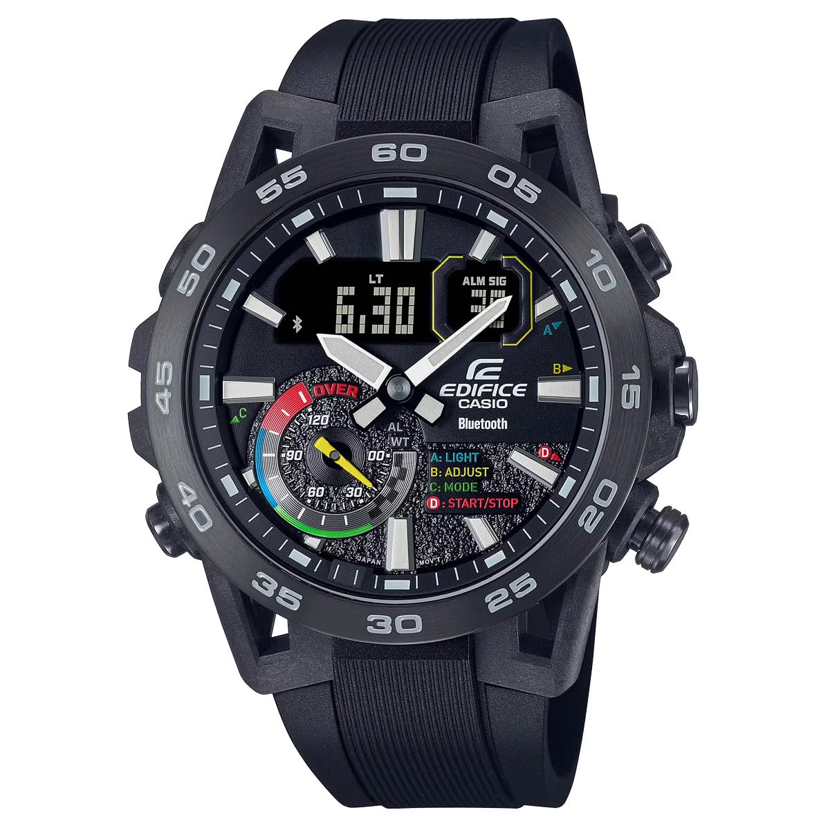 CASIO EDIFICE Casio Edifice Smart Watch Bluetooth Racing Chronograph Calendar Analog Digital Black Multicolor Lightweight Digital Analyzer ECB-40MP-1A
CASIO EDIFICE Casio Edifice Smart Watch Bluetooth Racing Chronograph Calendar Analog Digital Black Multicolor Lightweight Digital Analyzer ECB-40MP-1A
