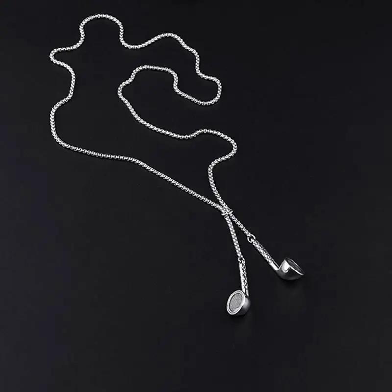 Personalized Hip-hop Headphone Design Adjustable Necklace for Women Men Stainless Steel Clavicle Chain Jewelry Accessory Gifts
Personalized Hip-hop Headphone Design Adjustable Necklace for Women Men Stainless Steel Clavicle Chain Jewelry Accessory Gifts