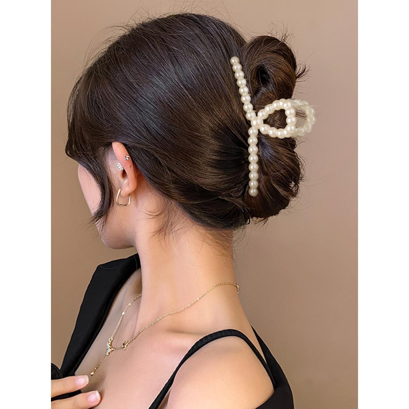 1Pcs Large Pearl Hair Claw Clips,White Thick Long Jaw Clips Barrettes Hair Accessories for Women and Girls
1Pcs Large Pearl Hair Claw Clips,White Thick Long Jaw Clips Barrettes Hair Accessories for Women and Girls