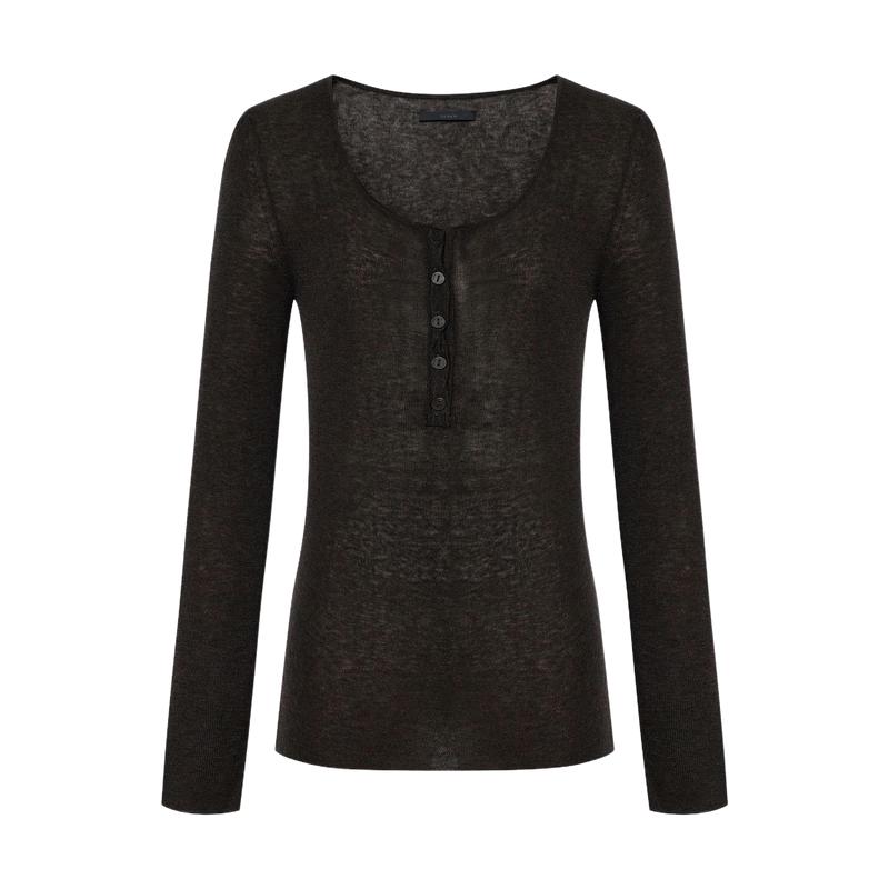 MO&Co. Женский свитер из мериносовой шерсти в полоску с круглым вырезом M
MO&Co. Женский свитер из мериносовой шерсти в полоску с круглым вырезом M