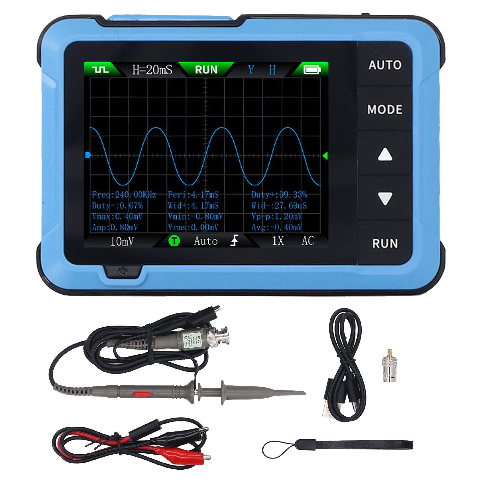 Oscilloscope Signal Generator 2 in 1 Handheld Portable Digital DSO510 48MSs High Sampling Rate 10M
Oscilloscope Signal Generator 2 in 1 Handheld Portable Digital DSO510 48MSs High Sampling Rate 10M
