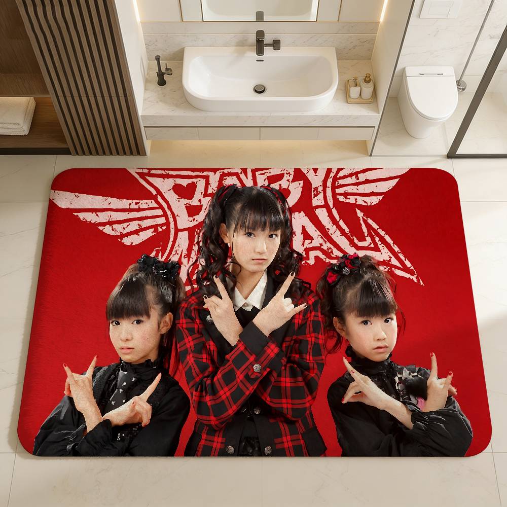 Japanese B-BABYMETAL Band Music Kitchen Mat Cheaper Anti-slip Modern Living Room Balcony Printed Modern Home Decor 40x60cm
Japanese B-BABYMETAL Band Music Kitchen Mat Cheaper Anti-slip Modern Living Room Balcony Printed Modern Home Decor 40x60cm