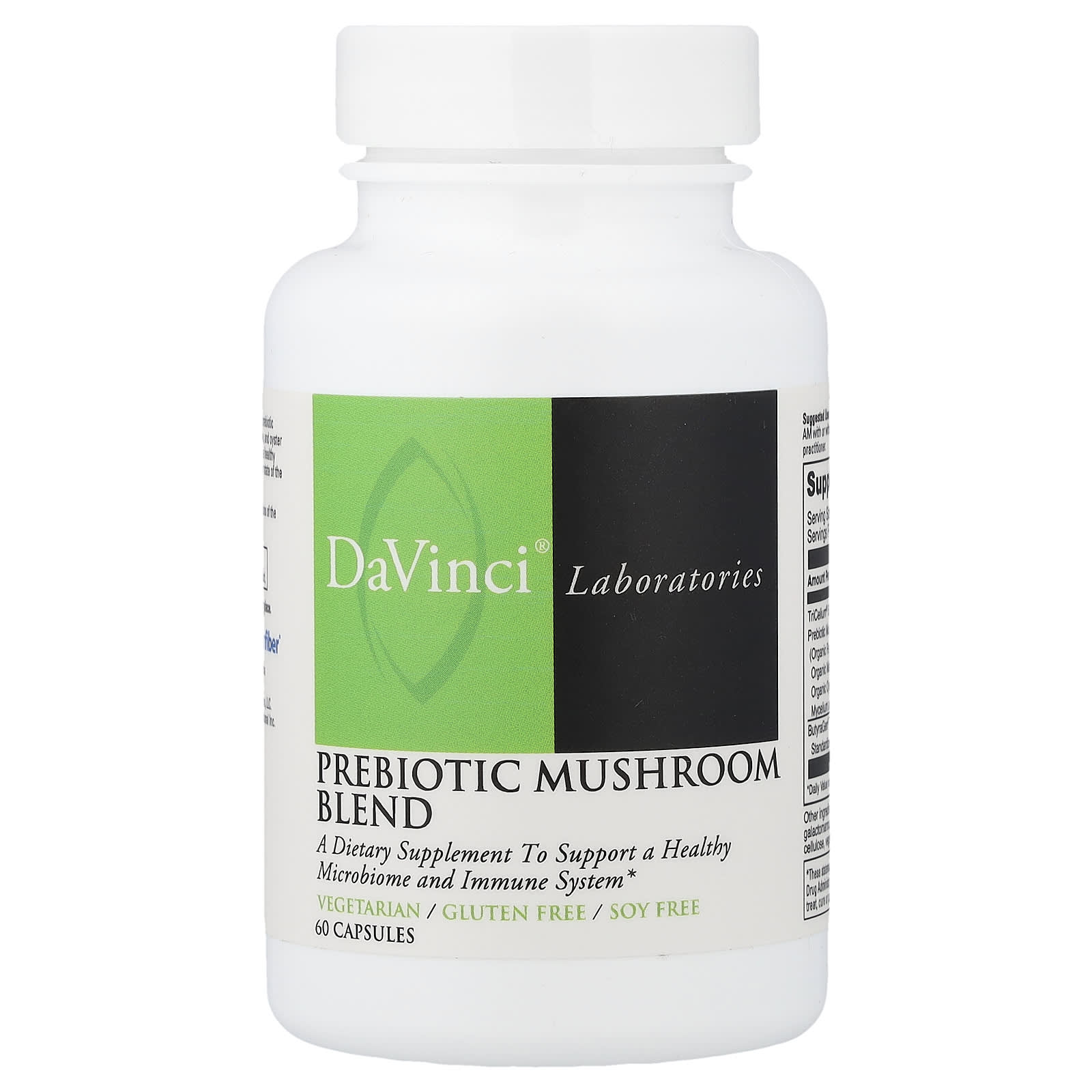 DaVinci Laboratories, Prebiotic Mushroom Blend, 60 Capsules
DaVinci Laboratories, Prebiotic Mushroom Blend, 60 Capsules
