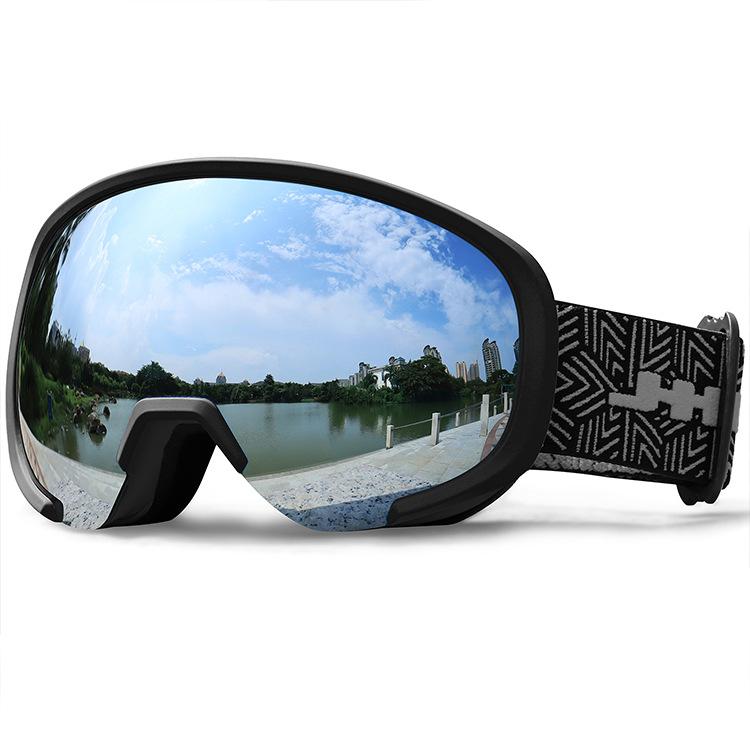 Outdoor ski goggles with spherical lenses for men and women, double-layer anti-fog ski goggles, compatible with prescription glasses, suitable for Sand black mercury
Outdoor ski goggles with spherical lenses for men and women, double-layer anti-fog ski goggles, compatible with prescription glasses, suitable for Sand black mercury