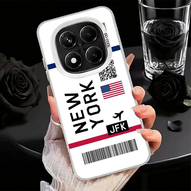 Travel Air Ticket Label Shockproof Phone Case for Xiaomi Redmi Note 15 14 13 12 Pro Plus 11 11S 11T 5G Cover Anti Fall Fundas Redmi Note 14 Pro 4G
Travel Air Ticket Label Shockproof Phone Case for Xiaomi Redmi Note 15 14 13 12 Pro Plus 11 11S 11T 5G Cover Anti Fall Fundas Redmi Note 14 Pro 4G