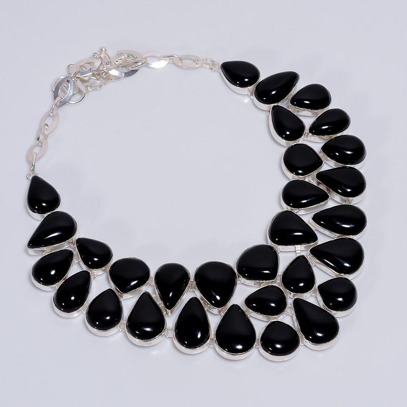 Sterling Silver Plate Necklace for Him or Her with Modern Look 6-8 
Sterling Silver Plate Necklace for Him or Her with Modern Look 6-8