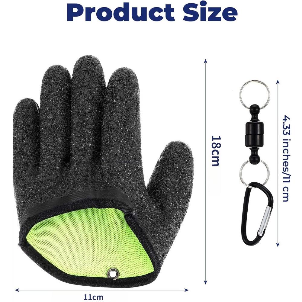 1 pair of anti slip ice fishing and sea fishing gloves with magnets, waterproof, anti cutting, anti stabbing, and fish picking gloves M чёрный
1 pair of anti slip ice fishing and sea fishing gloves with magnets, waterproof, anti cutting, anti stabbing, and fish picking gloves M чёрный