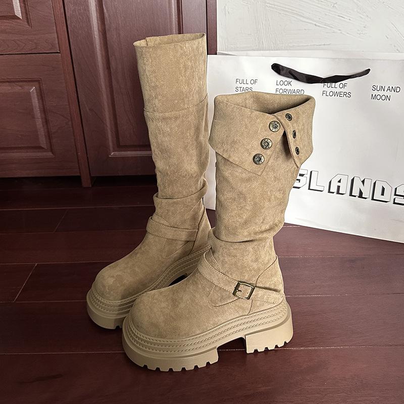 Ретро ботинки с круглым носком, толстым каблуком и толстой подошвой, женские новые осенне-зимние модные тонкие ботфорты 39 коричневый
Ретро ботинки с круглым носком, толстым каблуком и толстой подошвой, женские новые осенне-зимние модные тонкие ботфорты 39 коричневый