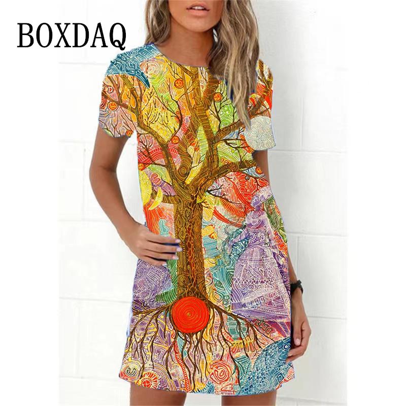 Fashion Funny Abstract Cartoon Pattern Women Dress Casual Short Sleeve O-Neck Print Loose A-Line Dress Summer Casual Sundress 6XL
Fashion Funny Abstract Cartoon Pattern Women Dress Casual Short Sleeve O-Neck Print Loose A-Line Dress Summer Casual Sundress 6XL