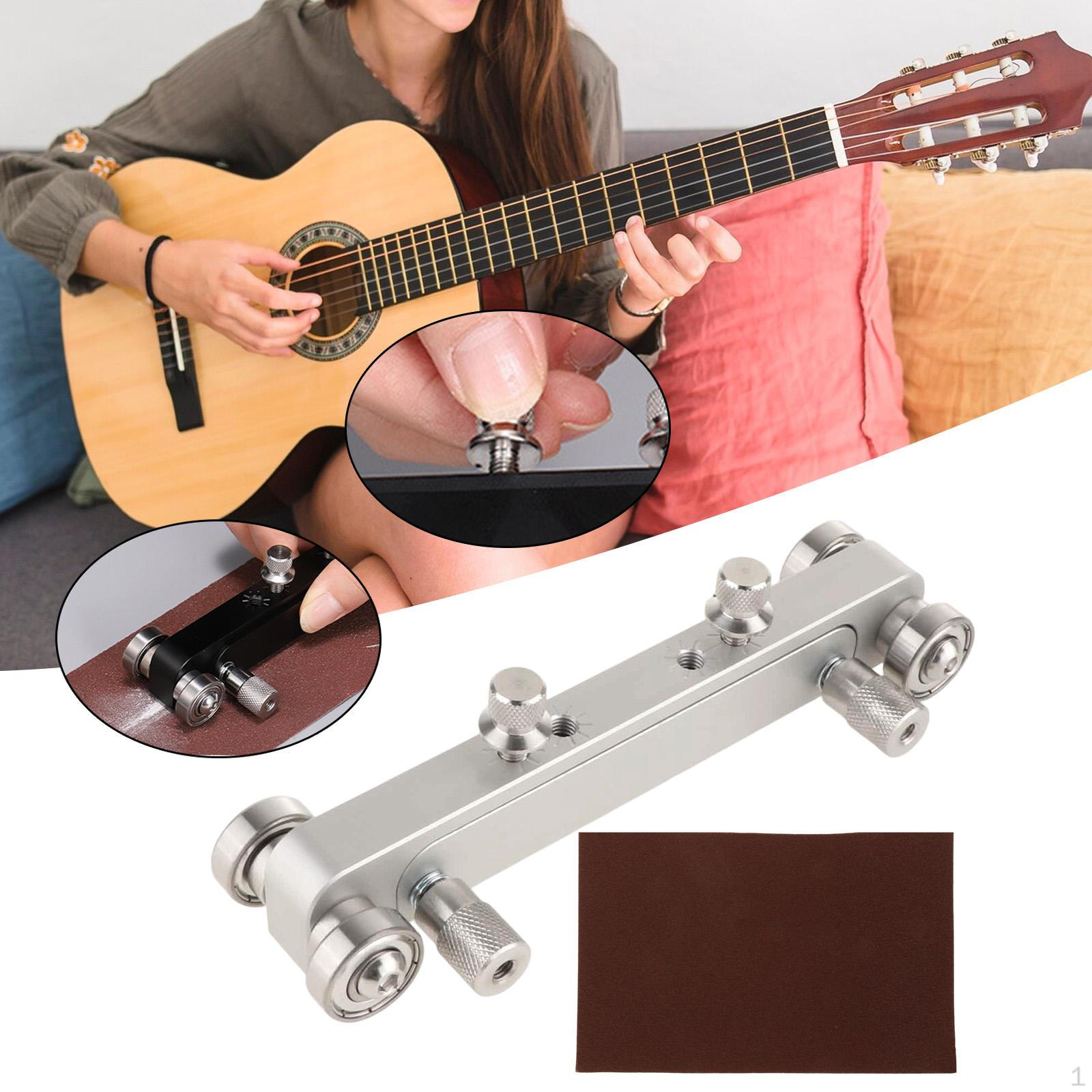 Guitar Bridge Saddle Nut Sander Adjustment Screws Compact Daily Essential Professional Luthier Tool срібний
Guitar Bridge Saddle Nut Sander Adjustment Screws Compact Daily Essential Professional Luthier Tool срібний