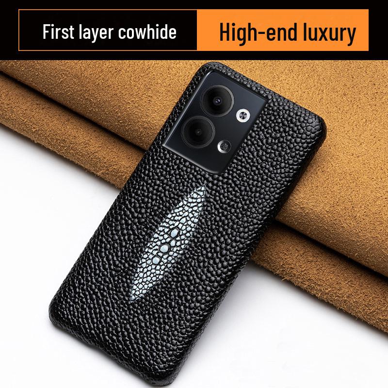 OPPO Reno9 9PRO Cowhide Pearl Fish Pattern Leather Protective Cover - Half Cover for Reno9Pro+ Contact customer service for other models чёрный
OPPO Reno9 9PRO Cowhide Pearl Fish Pattern Leather Protective Cover - Half Cover for Reno9Pro+ Contact customer service for other models чёрный