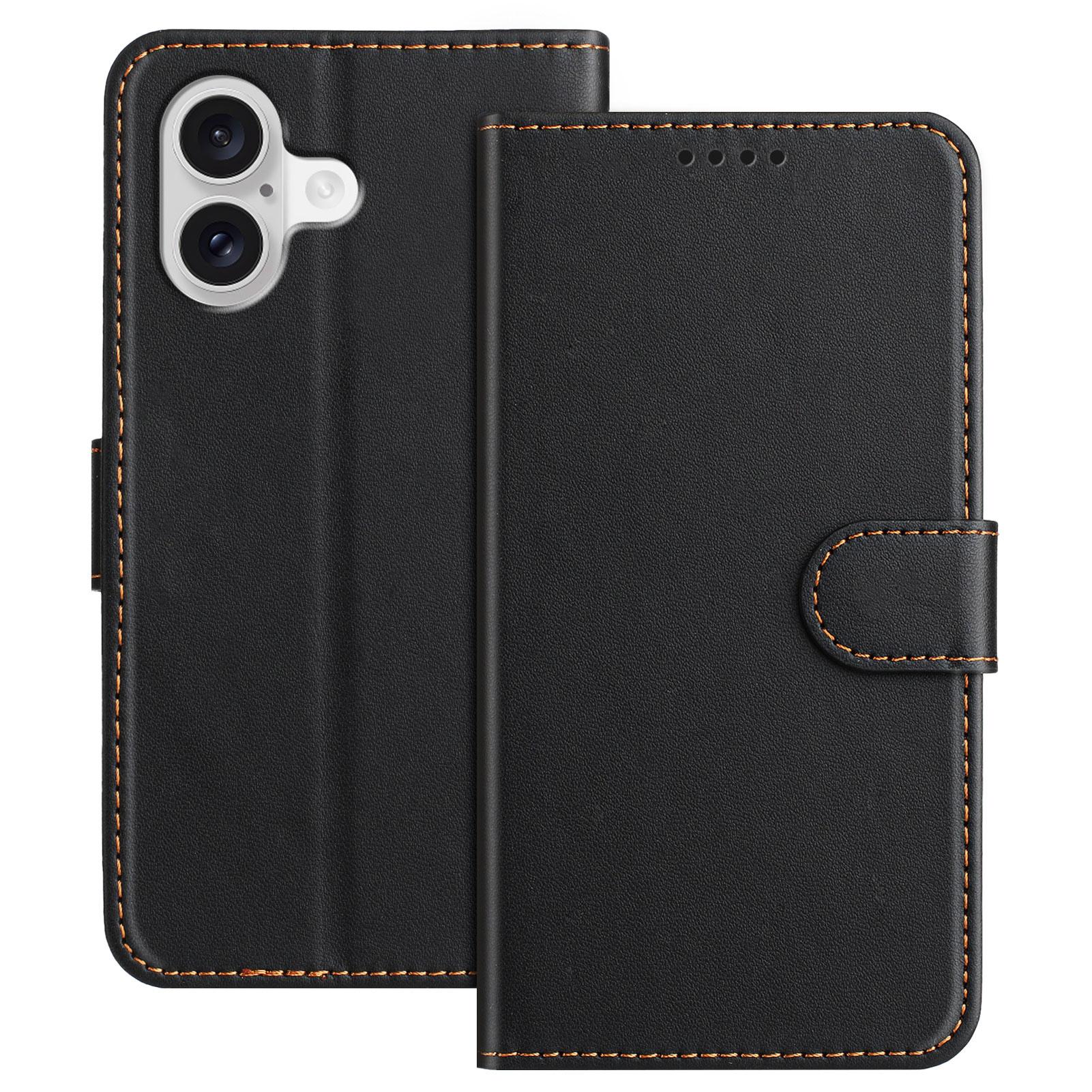 For iPhone 17 Leather Case Wallet Stand Solid Color Anti Drop Phone Cover Black
For iPhone 17 Leather Case Wallet Stand Solid Color Anti Drop Phone Cover Black