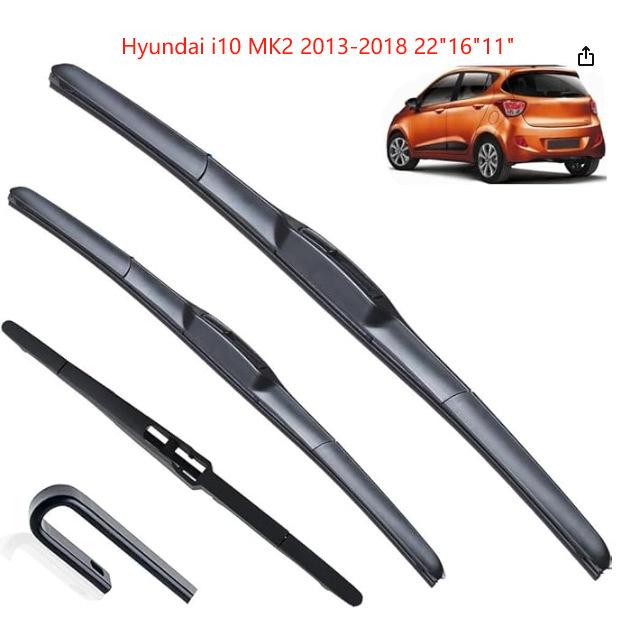 Wiper for Hyundai i10 MK2 2013-2018 22 16 11 Wipers Hyundai i10 MK2 2013-2018 22 16 11
Wiper for Hyundai i10 MK2 2013-2018 22 16 11 Wipers Hyundai i10 MK2 2013-2018 22 16 11