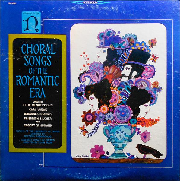 LP Record VARIOUS Choral Songs Of The Romantic Era H71081 NONESUCH US Classical Used
LP Record VARIOUS Choral Songs Of The Romantic Era H71081 NONESUCH US Classical Used