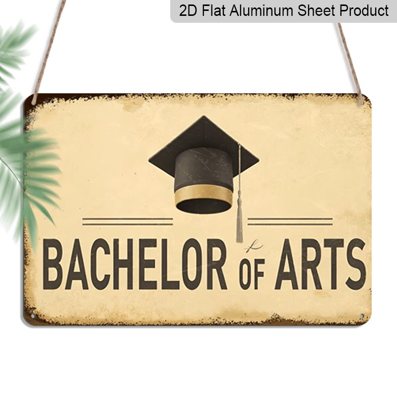 2D Flat, 1pc Bachelor of Arts Aluminium Sign 8x12 Inch - Vintage Grad Cap Design, Distressed Beige Finish, BA Degree Graduation Gift, College Grad 20*30cm
2D Flat, 1pc Bachelor of Arts Aluminium Sign 8x12 Inch - Vintage Grad Cap Design, Distressed Beige Finish, BA Degree Graduation Gift, College Grad 20*30cm
