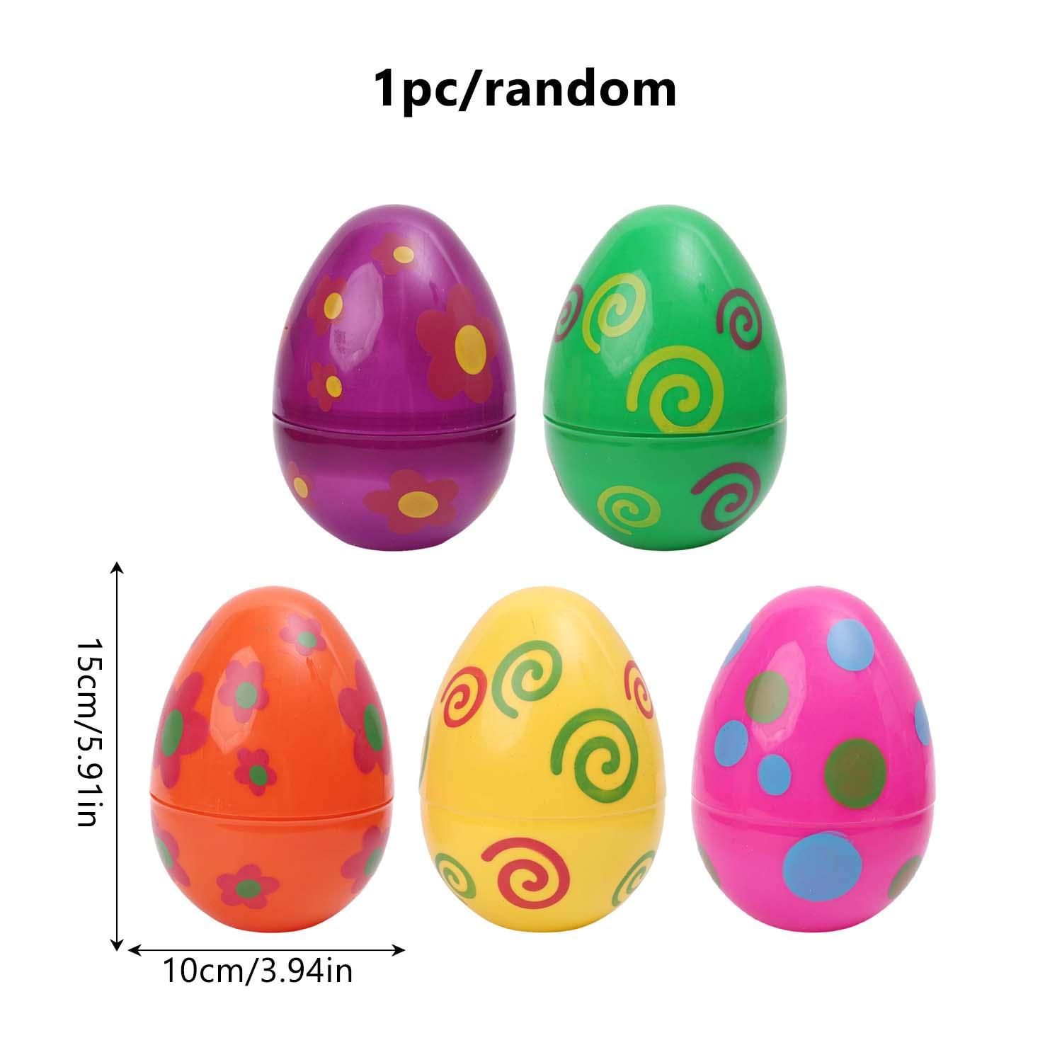 5/1Pcs Easter Plastic Eggs Fillable Colorful Easter Bunny Eggs DIY Craft Happy Easter Party Creative Toy Candy Packaging Boxes 1PC
5/1Pcs Easter Plastic Eggs Fillable Colorful Easter Bunny Eggs DIY Craft Happy Easter Party Creative Toy Candy Packaging Boxes 1PC