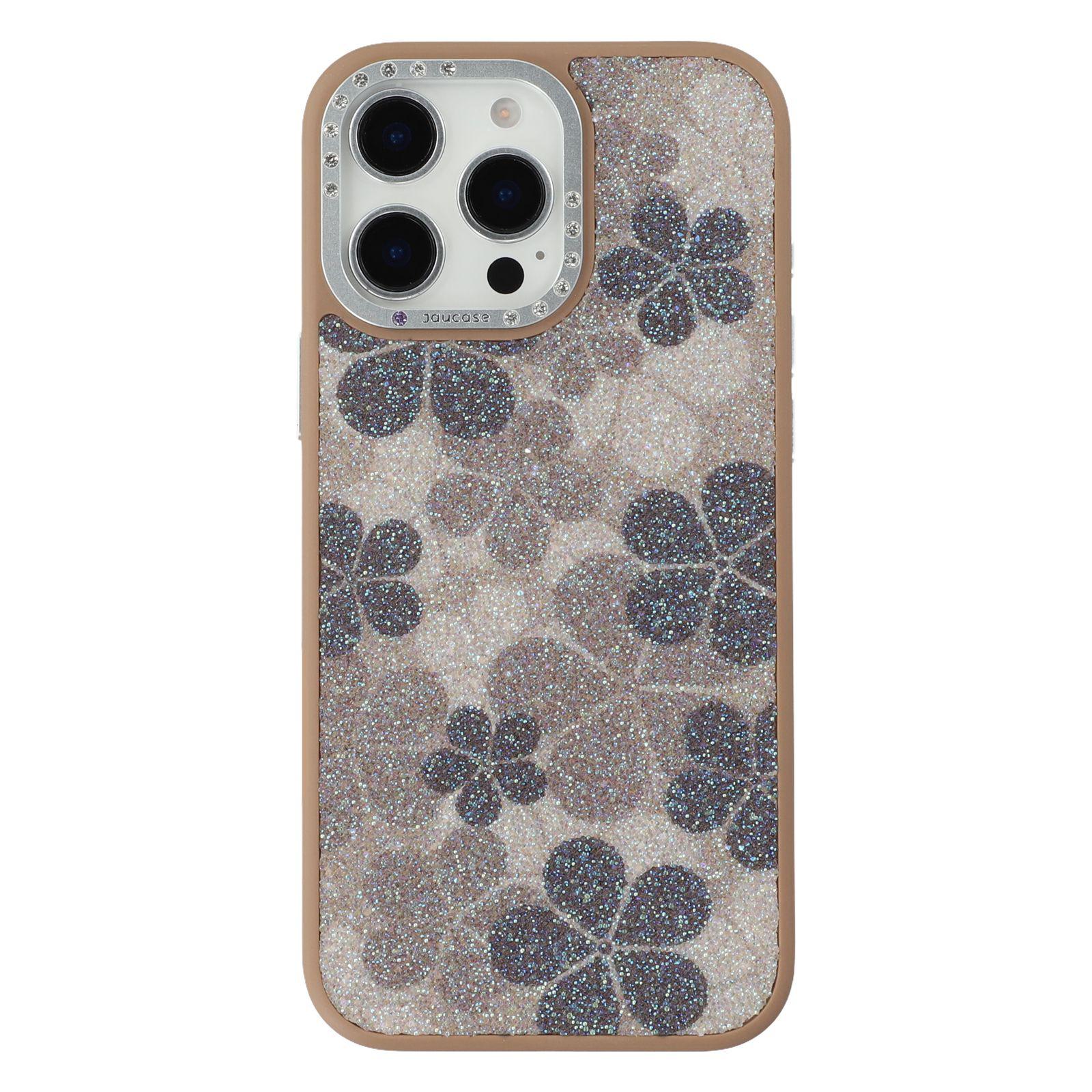 JAUCASE For iPhone 15 Pro Magnetic Case Glitter Flower Pattern PU+TPU+PC Phone Back Cover Brown
JAUCASE For iPhone 15 Pro Magnetic Case Glitter Flower Pattern PU+TPU+PC Phone Back Cover Brown