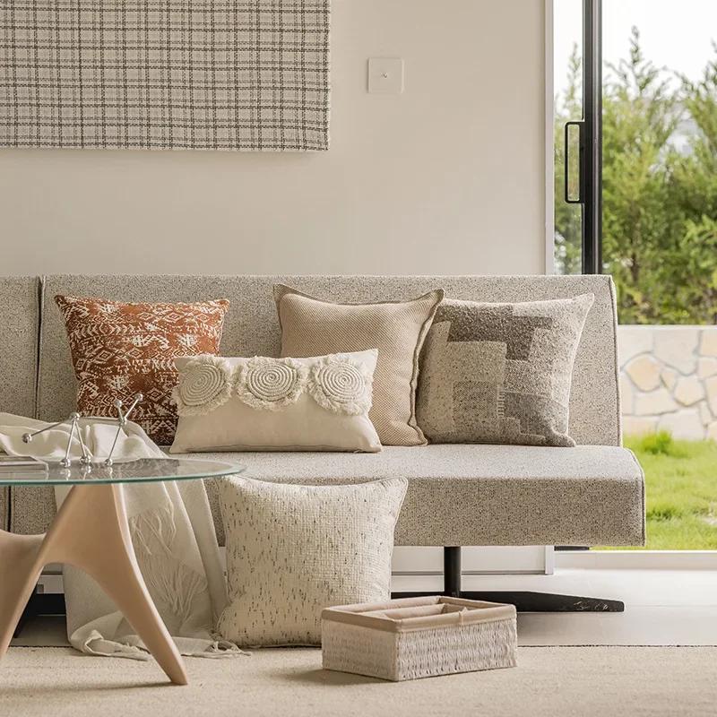 Pillow Living Room Sofa Cushion Bedroom Window Cushion Waist Pillow Light Luxury Jacquard Pillow Cover Without pillow core
Pillow Living Room Sofa Cushion Bedroom Window Cushion Waist Pillow Light Luxury Jacquard Pillow Cover Without pillow core