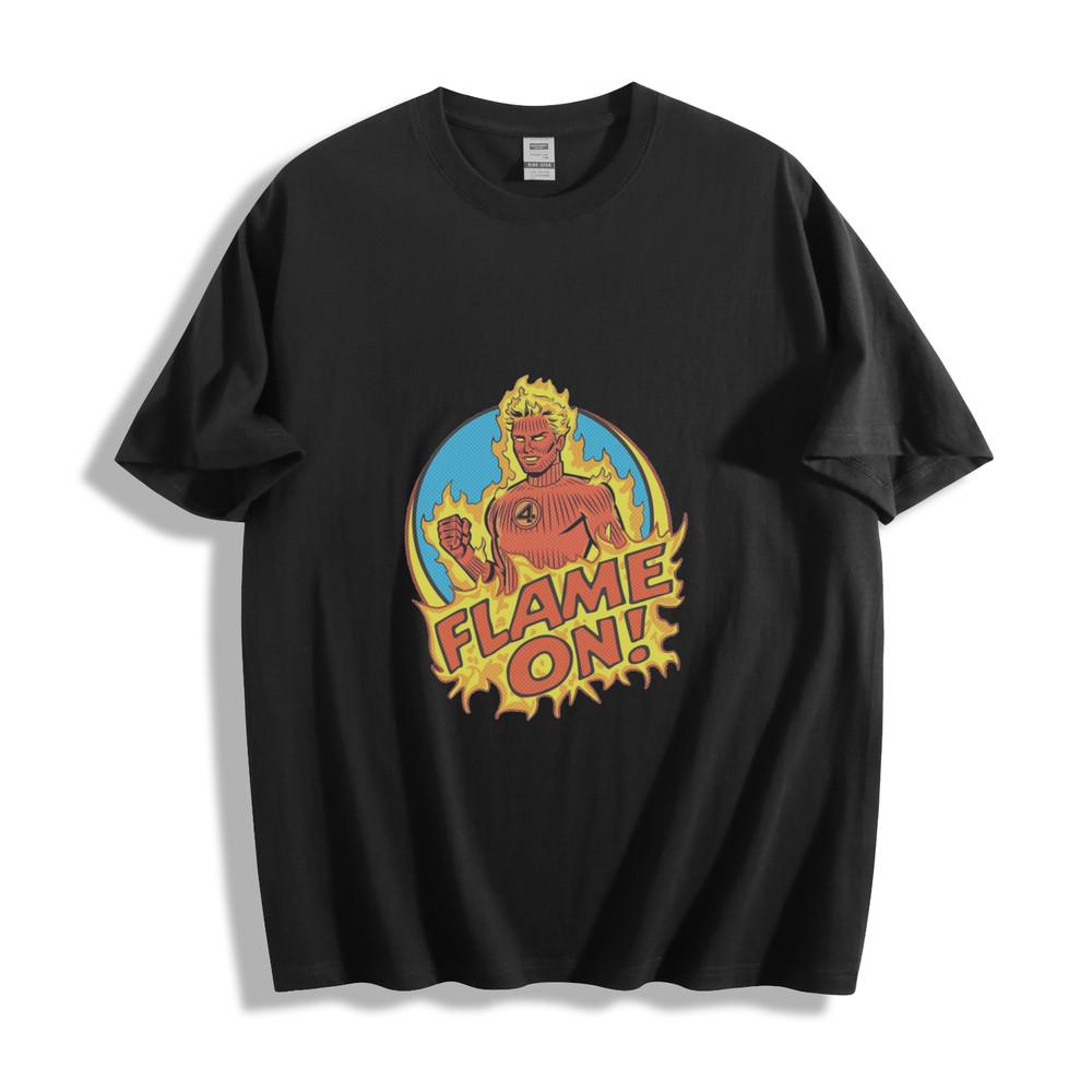 Fantastic Four Flame On! T-Shirt - Fiery Human Torch Design Unisex Tee 4XL
Fantastic Four Flame On! T-Shirt - Fiery Human Torch Design Unisex Tee 4XL