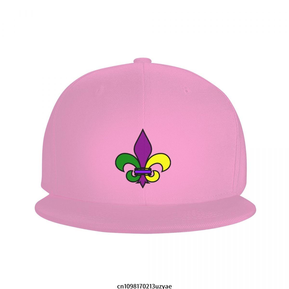 Fleur De Lis Mardi Gras Baseball Cap Polyester Flat Visor Hat Unisex Casual Snapback One Size
Fleur De Lis Mardi Gras Baseball Cap Polyester Flat Visor Hat Unisex Casual Snapback One Size