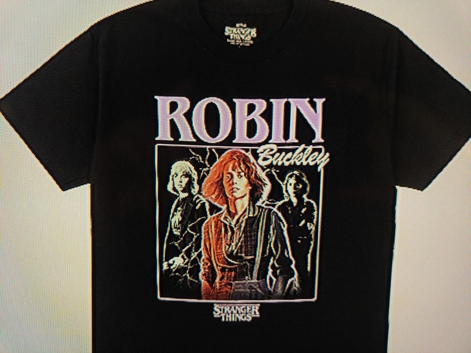 Stranger Things 5 ROBIN Cotton Tee MED black New Seal Hot Topic T Shirt FREESHIP 3XL
Stranger Things 5 ROBIN Cotton Tee MED black New Seal Hot Topic T Shirt FREESHIP 3XL