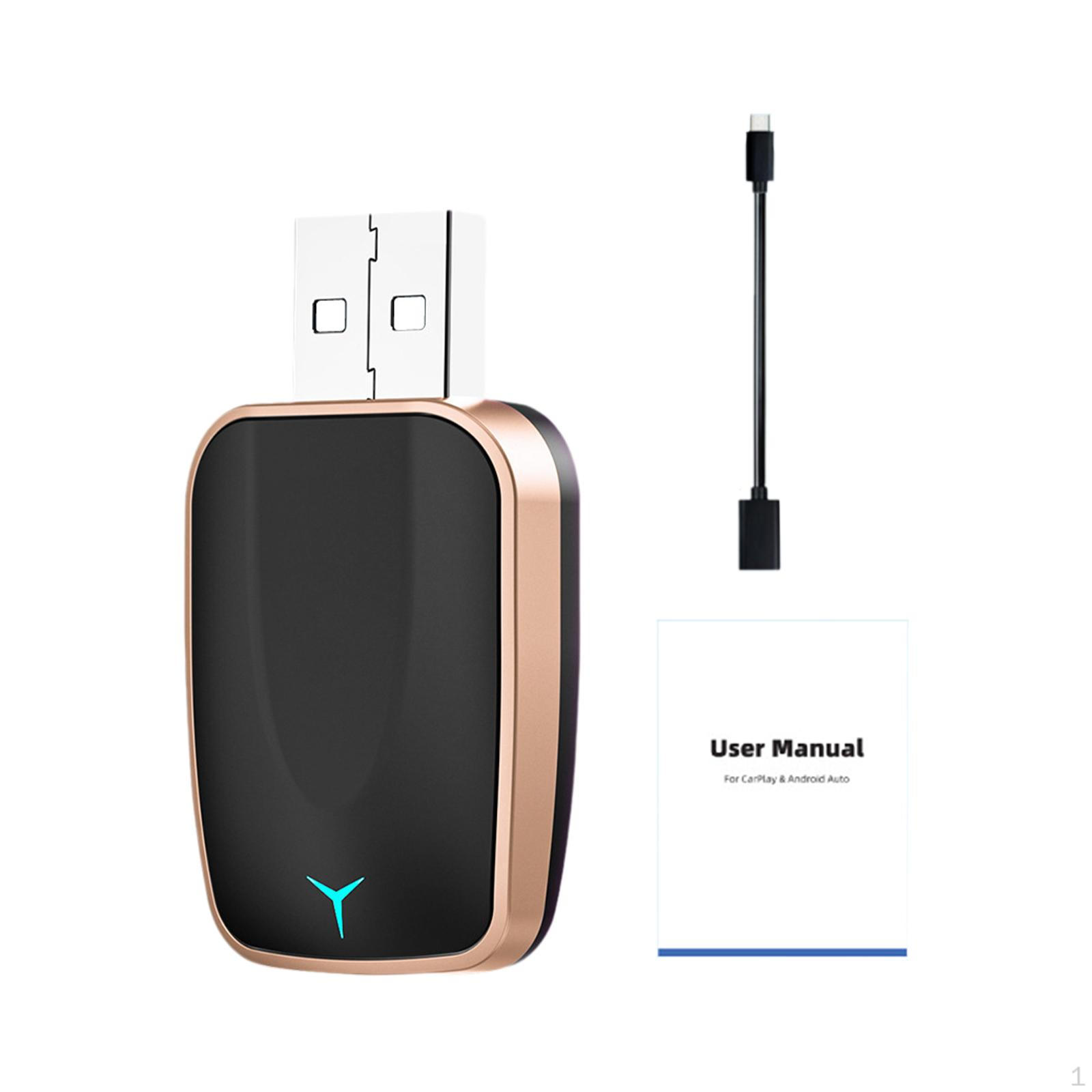 Автомобильный адаптер 2 в 1 Connect Box с низкой задержкой для подключения к автомобилю золотистый
Автомобильный адаптер 2 в 1 Connect Box с низкой задержкой для подключения к автомобилю золотистый