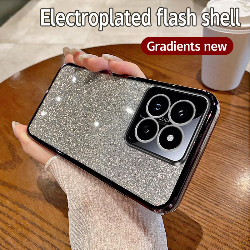 Чехол для Xiaomi 14 Чехол для телефона Xiaomi 14 Pro Блестящий силиконовый чехол с гальваническим покрытием для защиты камеры, мягкая задняя крышка For Xiaomi 14 Pro
Чехол для Xiaomi 14 Чехол для телефона Xiaomi 14 Pro Блестящий силиконовый чехол с гальваническим покрытием для защиты камеры, мягкая задняя крышка For Xiaomi 14 Pro