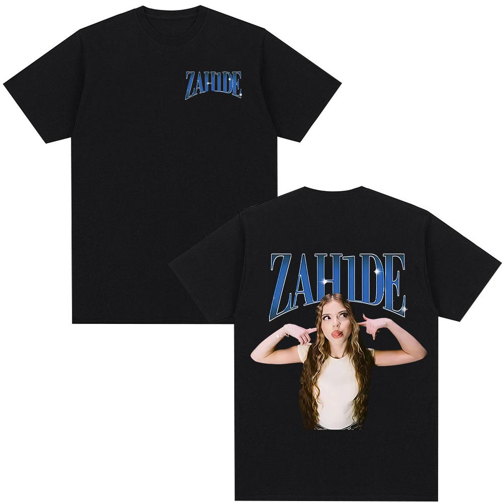 Футболка з двостороннім принтом Zahide Merch Чоловічий Жіночий Одяг Модні Футболки Літня Бавовняна Оверсайз Футболка з круглим вирізом та коротким рукавом 3XL
Футболка з двостороннім принтом Zahide Merch Чоловічий Жіночий Одяг Модні Футболки Літня Бавовняна Оверсайз Футболка з круглим вирізом та коротким рукавом 3XL