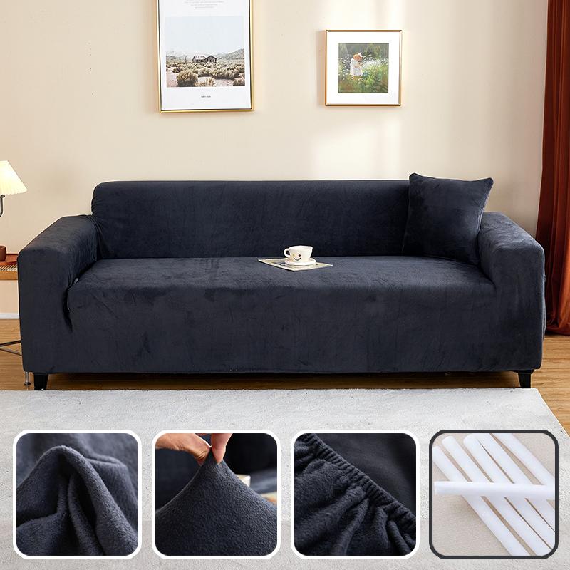 Утолщенные плюшевые эластичные чехлы для диванов для гостиной, однотонные универсальные чехлы для диванов из спандекса, секционные чехлы для мебели 3-Seat 190-230cm
Утолщенные плюшевые эластичные чехлы для диванов для гостиной, однотонные универсальные чехлы для диванов из спандекса, секционные чехлы для мебели 3-Seat 190-230cm