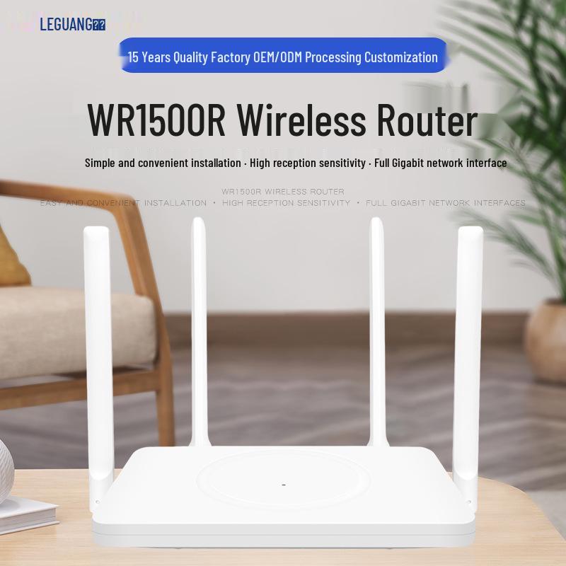 WR1500R Dual-Band Wireless Router with APP Control, Mijia MES Networking, Gigabit, High-Speed Wi-Fi
WR1500R Dual-Band Wireless Router with APP Control, Mijia MES Networking, Gigabit, High-Speed Wi-Fi