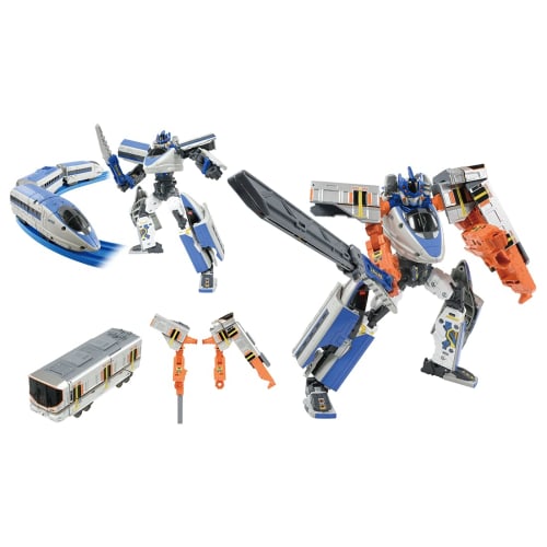 Plarail Shinkansen Transformation Robot Shinkalion Z Shinkalion Z 500 Osaka Kanjo Set
Plarail Shinkansen Transformation Robot Shinkalion Z Shinkalion Z 500 Osaka Kanjo Set