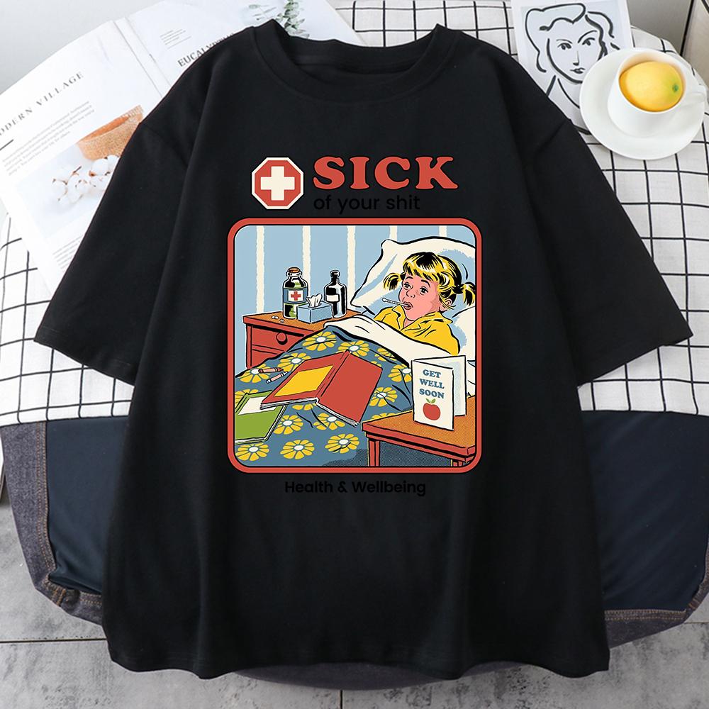 Horror Comic Series Sick Of Yourshit Health Wellbeing Unisex Clothes Soft Summer Cotton TShirts Street T Shirts Street Loose Top 4XL
Horror Comic Series Sick Of Yourshit Health Wellbeing Unisex Clothes Soft Summer Cotton TShirts Street T Shirts Street Loose Top 4XL