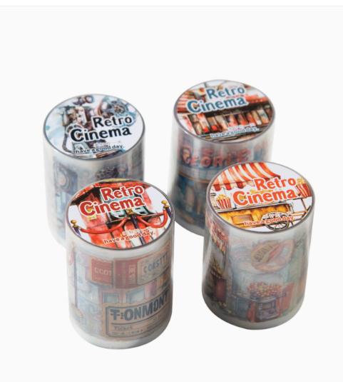 4pcs/1lot Decorative Adhesive tapes Old cinema masking tapes Junk Journal Scrapbooking stikcers DIY Paper Japanese
4pcs/1lot Decorative Adhesive tapes Old cinema masking tapes Junk Journal Scrapbooking stikcers DIY Paper Japanese