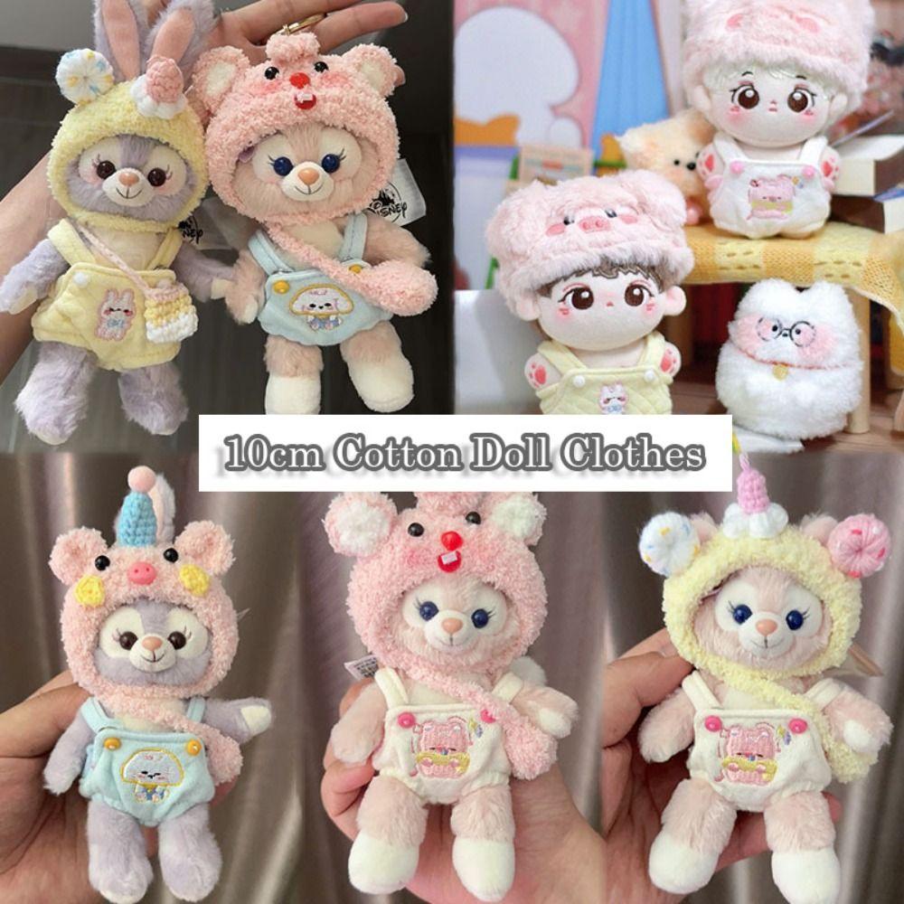 10cm Lolita Overalls Cotton Doll Clothes Handmade Doll Accessories Cute Doll Princess Dress Pig
10cm Lolita Overalls Cotton Doll Clothes Handmade Doll Accessories Cute Doll Princess Dress Pig