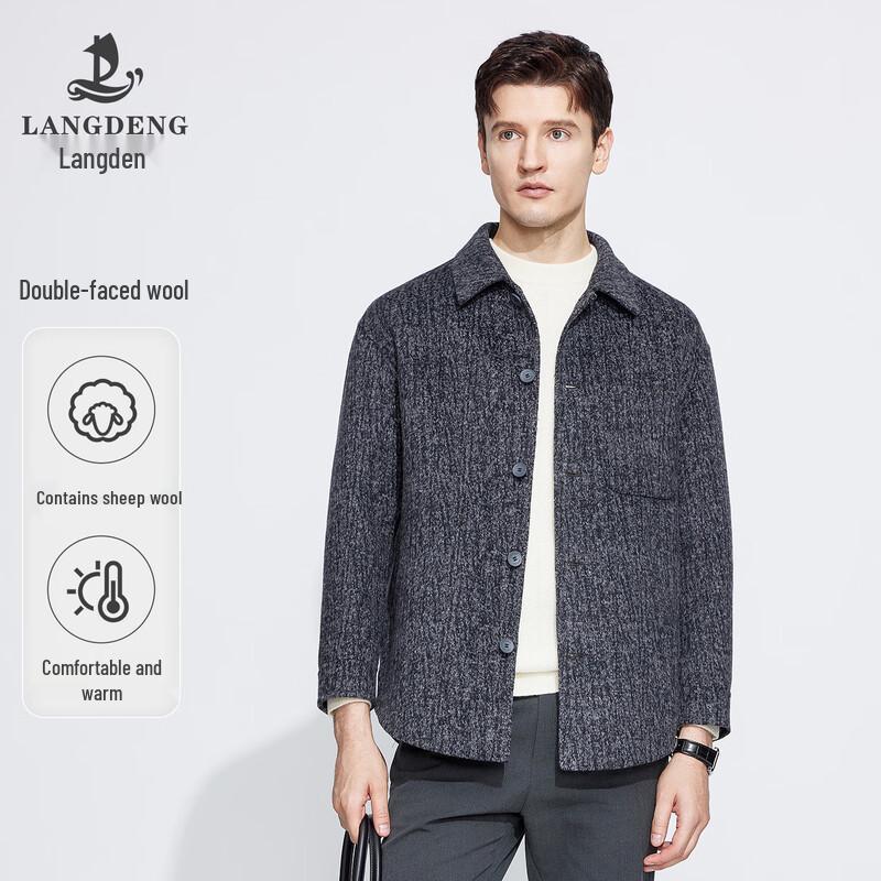 Men s Warm Wool Blend Lapel Jacket 52
Men s Warm Wool Blend Lapel Jacket 52
