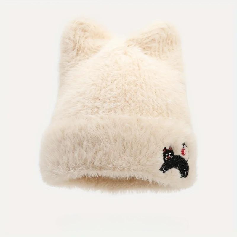 Зимова жіноча мила шапка-кошеня, потовщена, тепла та захищена від холоду, вовняна One Size бежевий
Зимова жіноча мила шапка-кошеня, потовщена, тепла та захищена від холоду, вовняна One Size бежевий